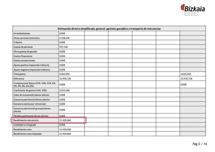 casilla-rendimiento-neto-previo-renta-bizkaia